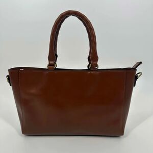 Patricia Nash Aileen Leather Satchel Crossbody Purse with Scarf And Dust Bag